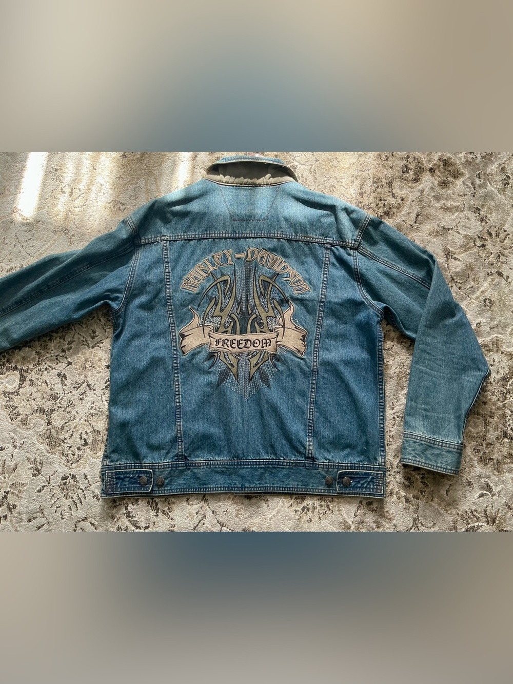 Harley-Davidson Blue Denim Jacket 🏍️